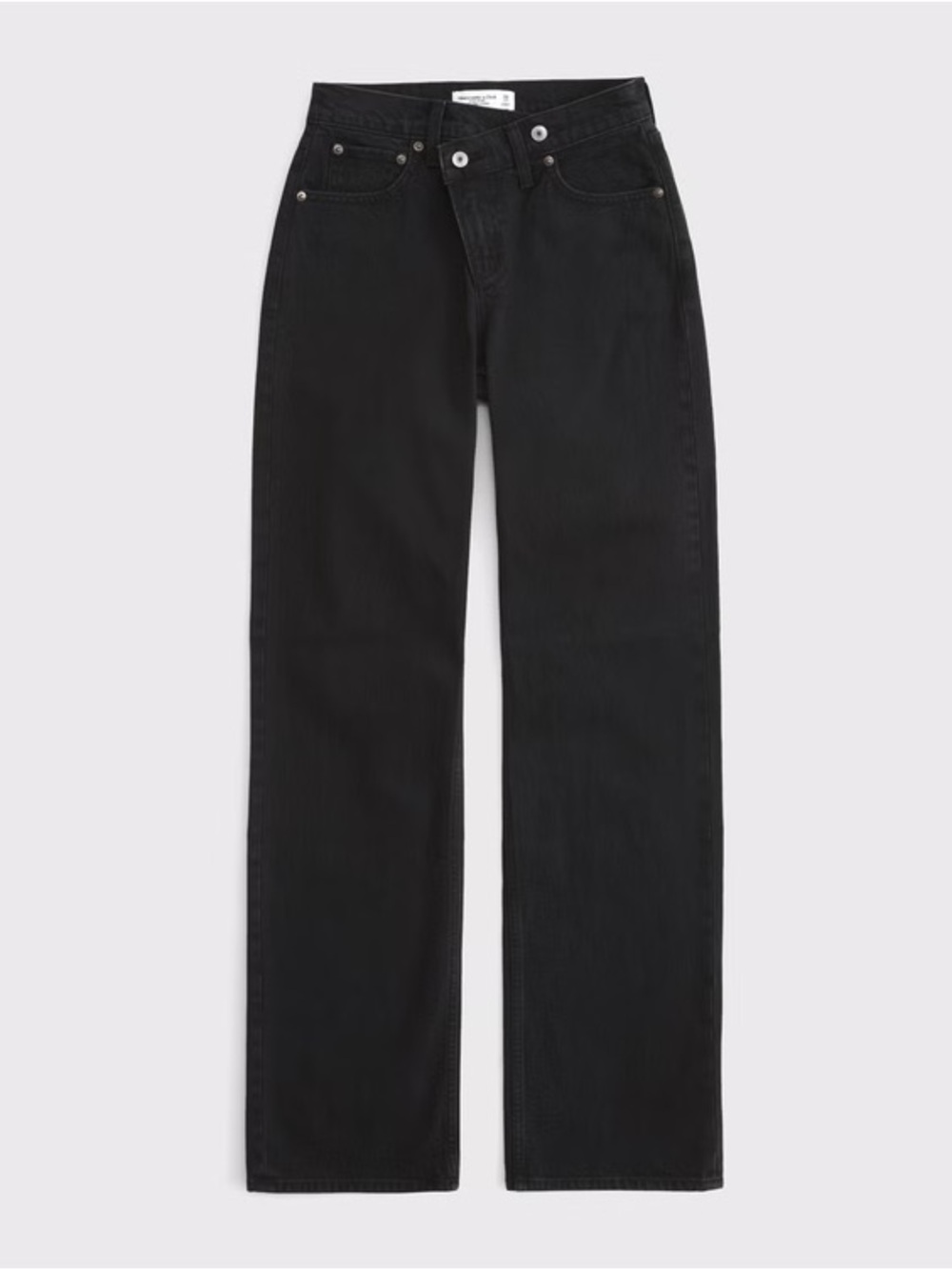 Abercrombie & Fitch The Dad High Rise Jean Black Size 27 / 4